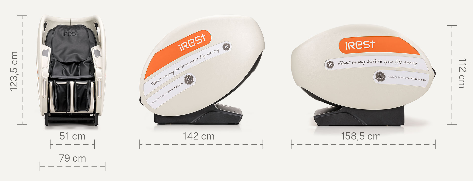 iRest R-Pass (T103) matmenys ir techniniai duomenys
